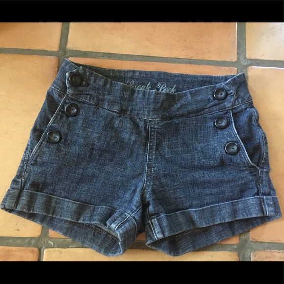 Dark navy jean shorts - Picture 1 of 1